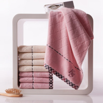 Gold Schultman satin cut embroidered cotton towel cut velvet soft couple cotton towel S1174H