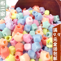 Smiley Face Star-shaped Handmade String Bead Elastic Hair Rope Bridging Material Headwear DIY Ornament Accessories Accessories Accessories