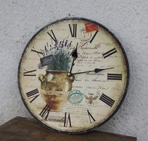 Foreign Trade Export Yu Shan Law Style Countryside Style Lavender Pattern Hanging Bell Wall-mounted Bell