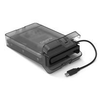 McWorn K10535C Transparent Black Type-c2 5 3 5-inch Hard Disk Box SATA Hard Disk Block