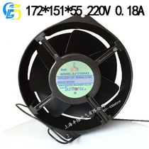 New original three giant SJ1755HA2B 220V double ball bearing cooling fan all metal chassis fan