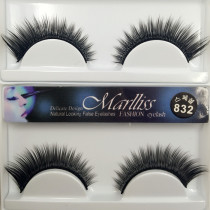 Factory direct Blue Maris false eyelashes 832# eye tail elongated thick paragraph wholesale nightclub