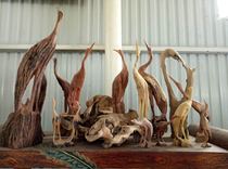 Yunnan Lijiang root art root carving old wood weathered wood bird ornaments