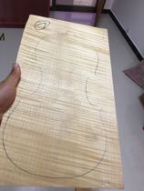 High-grade imported violin material European violin back plate material violin single plate
