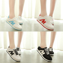 2022 Spring Han Edition Womens Shoes Flat Bottom Plate Shoes Running Sports Casual Shoes 100 Hitch Female shoes Single shoe Agan shoes