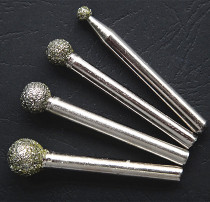 Diamond grinding head granite rock head large coarse sand 30 mesh ball carving grinding head durable Xu Feng