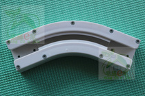 Electric Curtain Jiarys Shangfei Railway Floating Window Corner Curved Rail Type U-shaped 135 Degree Corner Octagonal Window