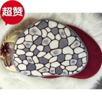 Cute heart-shaped small peach heart Living room Bedroom Carpet Cushion Super-soft Coral Suede Bathroom Absorbent Anti Slip Mat