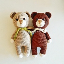 Crochet Doll Figure Decontrol Brown Bear Chinese Electronic diagrams Unfinished products No video