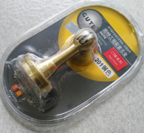 Gute 201 alloy door suction solid base wall suction boutique door suction wire gold color