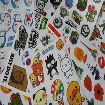 A4 Paper Suitcase Stickler Personality Graffiti Suitcase Pull Rod box Package Tide Truffle patch Waterproof Creative DIY