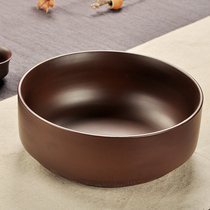 Purple sand tea wash Large raw ore Purple clay Kung Fu tea set Tea ceremony pieces Tea cup wash water wash tea bowl Water bowl Small pen wash