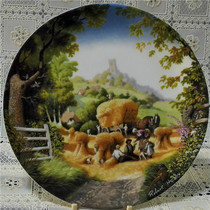 UK Wedgwood - Coalport Country Life Series Harvest Limited Edition Collection Disk