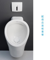 GEBERIT Hope URINAL with sensor flush valve Pneumatic flush valve PACKAGE