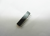 20 row pin female seat 1*9P spacing 20MM single row female socket 1*9P row female plastic height 4 3mm gold-plated