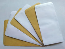 2 5 6 7 9 blank Kraft paper envelope white yellow wordless envelope custom-made envelope