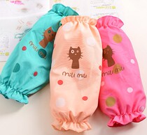 Korea cute autumn and winter long short cotton cat sleeve womens dustproof anti-fouling sleeve sleeve