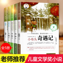 Small cloth head adventure record 5 volumes under the moonlight belly Wolf Primary School students extracurricular reading books 6-7-8-10-12-15 years old childrens books genuine ice waves