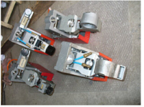 Round screen printing machine scraper knife holder trachea active passive scraper support flocking machine support