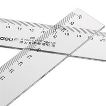 6230 20cm 30cm Transparent Plastic Straight Riming Drawing Instrument Sizement Supplies 15 cm Plastic Scale Student Stationery Mapping Tool Measuring Scale Simple and Straight Square