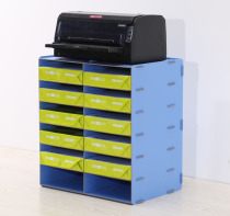 Desktop creative A4 file rack Multi-layer data rack bookshelf file frame Office supplies creative file rack