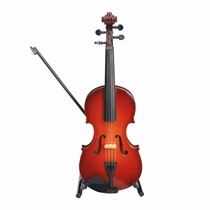 Mini violin wooden stringed instrument model home decoration ornaments for friends birthday gifts