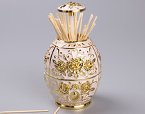 European-style toothpick box Hand-pressed automatic hotel fashion toothpick tube Tea house KTV creative pressing toothpick cup