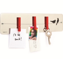 Israel PELEG magnetic clothespin Memo Pegs Memo metal magnetic Memo reminder rack