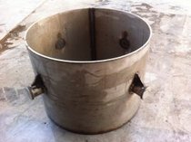 Dip furnace charge frame (outer diameter 550 * wall thickness 10 * high 400)