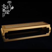 Supply for pure copper tribute table money table for Cup seat water cup base water supply table Buddhist supplies