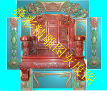 Computer carved figure carving figure Unicorn sofa cover figure CNC relief figure Gray scale figure wired material file