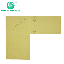 192-30 Voucher corner wrapping 150g thickened pure wood pulp kraft paper Books Book corner wrapping paper 25 sheets pack