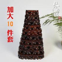 Root Carving Chishstone Base Suit Jade Solid Wood Base Rectangular Oval Base Can Dig Groove