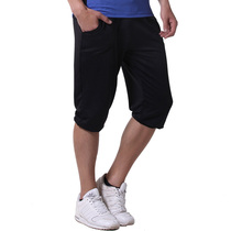 Lu Yifan sports pants mens quick-drying air sports fitness training three-point pants medium pants PTT high elastic Halon pants