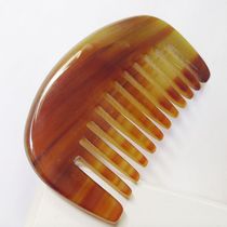 Red white buffalo horn comb Red Bull color excellent natural good wide tooth fine tooth small bag comb