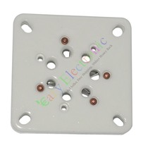 Brand new seven-foot ceramic electronic tube GM70 silver plated tube holder sound DIY accessories with GZC7-4