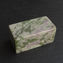 Water jade ice spirit natural Mashan jade stone chapter material Ma Shan jade seal material Name Collection collection idle chapter object