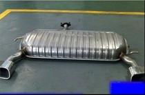 Kia lion running tail exhaust pipe 409 steel silencer lion running exhaust pipe lion running muffler