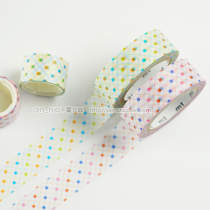 Japan imported mt and paper tape 2016 autumn and winter new wave dot dotted line red orange 2 15mm*10m