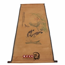 Antique Middle Hall Antique Character Painting Middle Hall Painting Chinese Painting Living Room Hanging Painting Landscape Painting Chen Tieshan Mandarin Duck Picture has been framed