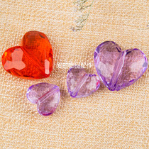 20mm * 16mm love beaded heart hand type bead curtain curtain acrylic imitation Crystal hand string loose beads beads