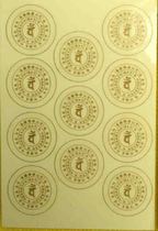 7 5*10cm Zeng Sheng Buddha mother heart curse paste paper paste 100 sheets