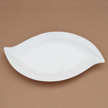 8 Inch Lobster Plate 10 Inch Lobster Boat Pure White Bone Porcelain Profiled Fish Pan Creative Seafood Porcelain Tableware