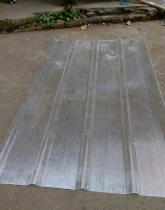 Transparent tile lighting tile Sunshine board transparent color steel tile asbestos tile glass steel tile canopy carport patio tile board