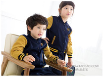 Childrens clothing Mens and womens spring and autumn clothing Kindergarten garden clothing Class clothing Korean parent-child primary school sports school uniform set