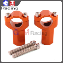 KTM SX XC SXF XCF EXC 125-530 heightened handlebar 28MM fixed seat card holder Press block