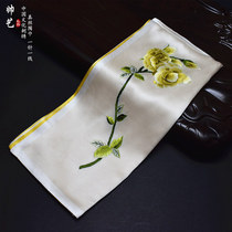 Chinese style features overseas foreign affairs gifts hand embroidery Su embroidered silk scarf shawl to send foreigners souvenirs