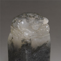 Shoushan stone gold stone seal cutting mountain crystal fine seal origin direct personal collection