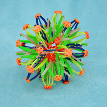 Deformation telescopic flower ball batch universal variable ball magic ball throwing ball hand grasp blossom bigger magic ball