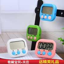 Kitchen large screen timer reminder big sound student countdown timer electronic alarm clock stopwatch clock